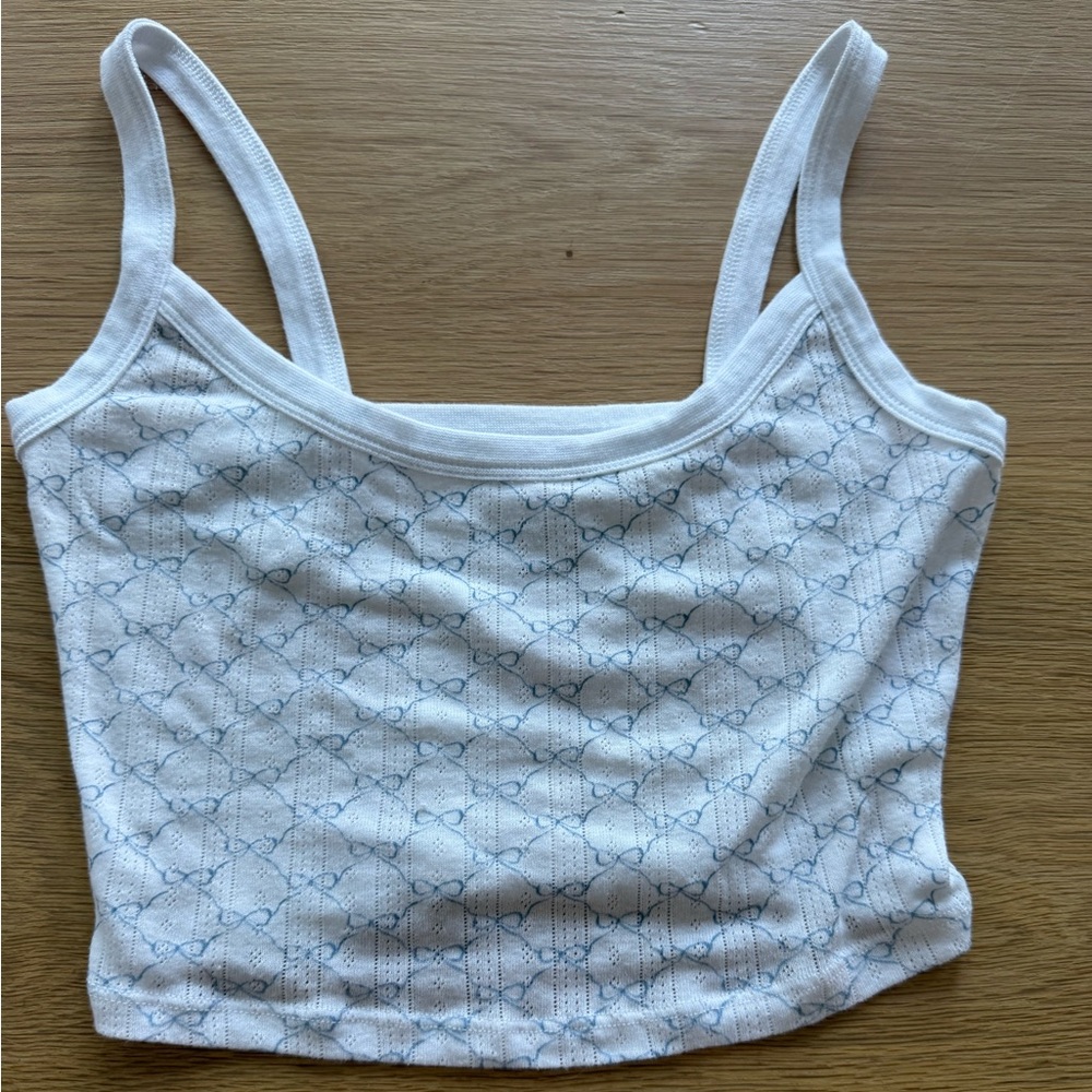 Pacsun blue bow top